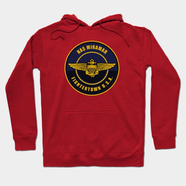 NAS Miramar Fightertown U.S.A. Hoodie by Tailgunnerstudios